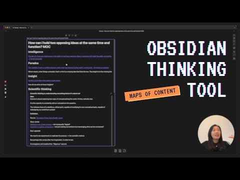 What Is a Map of Content (MOC) and How Do I Use It? thumbnail