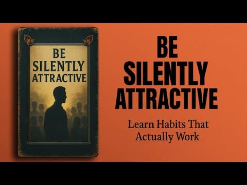 How To Be SILENTLY Attractive: Educate Yourself on Socially Attractive Habits That Work | Audiobook thumbnail
