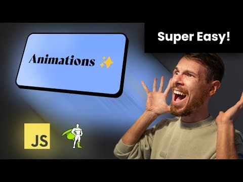 Javascript Layout Animations REALLY SIMPLE TUTORIAL! thumbnail