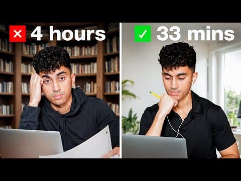 how to study less and get higher grades thumbnail