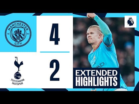 EXTENDED HIGHLIGHTS | Man City 4-2 Tottenham | Another memorable Etihad comeback! thumbnail