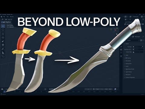 The Key to Moving Beyond Low Poly Modelling in Blender 5 thumbnail