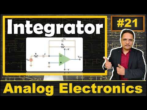 Integrator using OpAmp (Basics, Waveforms, Frequency Response, Limitations & Applications) thumbnail