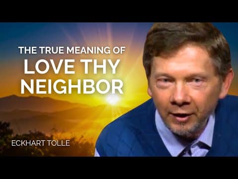 The greatest gift you can offer another human being | Eckhart Tolle thumbnail