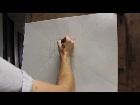Draw a Hallway in 1-Point Perspective thumbnail