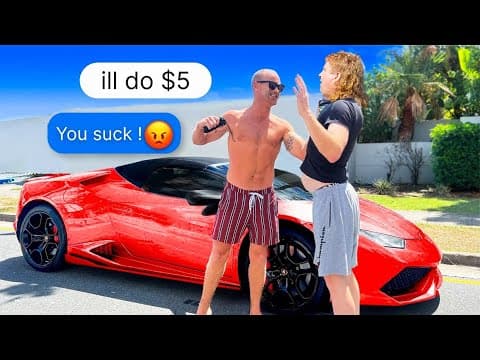 Lowballing FB Marketplace But Arriving in a Lamborghini thumbnail