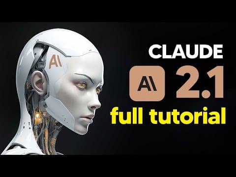 How to Use New Claude 2.1 (Full Claude AI Tutorial) thumbnail