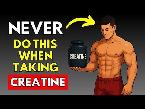 Creatine Before & After - 13 Mistakes You SHOULD NEVER MAKE When Taking CREATINE 😱⚠️💪🔥 thumbnail