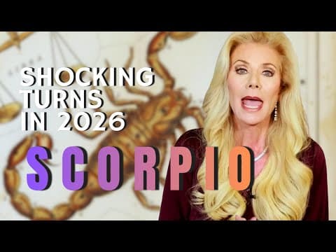 2026 Astrology for Scorpio: Sudden Gains, New Beliefs & Career Turns thumbnail