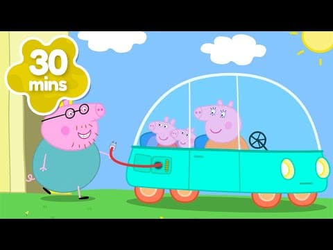 Peppa's NEW Electric Car 🚙 Futuristic Talking Car! 🏎️ Peppa Pig Full Episodes | 2 Hours thumbnail