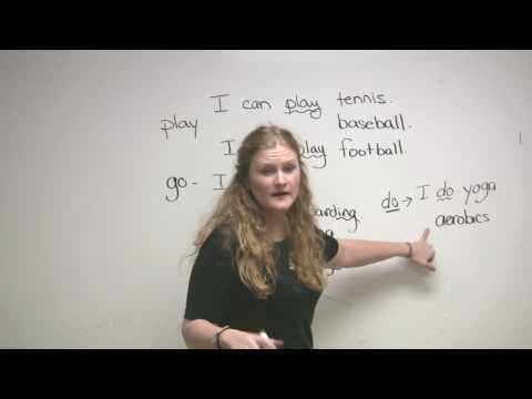 English Vocabulary - How to use PLAY, GO, DO for sports thumbnail