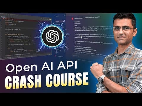 OpenAI Api Crash Course For Beginners | Financial Data Extraction Tool Using OpenAI API thumbnail