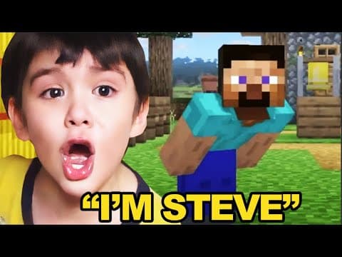 Minecraft Kid Belives he is “Steve” Reincarnated thumbnail