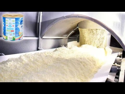 How Milk Powder is Made | Modern Milk Powder Processing Plant | Food Factory 🥛 thumbnail