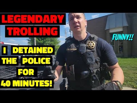 Sheriff meets the Troll King Billy Buttcrack and it's Legendary #comedy thumbnail