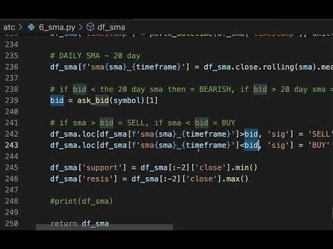 Day 6  - Coding SMA Indicator thumbnail