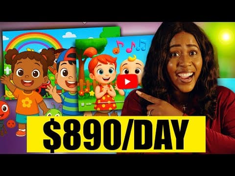 How Faceless AI Kids Songs Channels Actually Make Money thumbnail