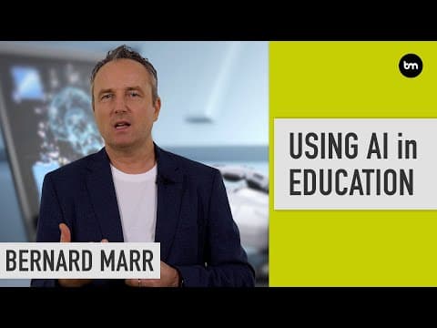 How is artificial intelligence (AI) used in education? thumbnail