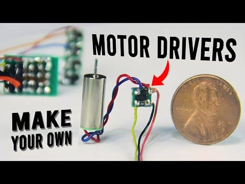Guide to making TINY Brushed Motor Drivers with MOSFETs for RC Projects thumbnail