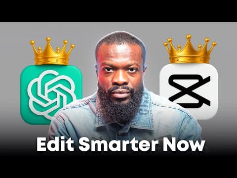 ChatGPT + CapCut = GOD MODE (4 cool ways to use it) thumbnail