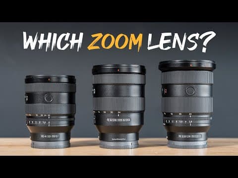 Sony 20-70 vs 24-70 vs 24-105 // Which should you get? thumbnail