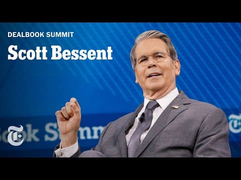 Treasury Secretary Scott Bessent Says He’s ‘Evolved’ on Tariffs | Dealbook Summit 2025 thumbnail