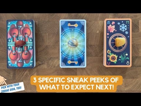 3 Specific Sneak Peeks Of What To Expect Next! | Timeless Reading thumbnail