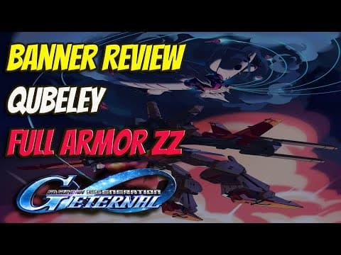 QUBELEY & FULL ARMOR ZZ BANNER REVIEW SD Gundam G Generation Eternal thumbnail
