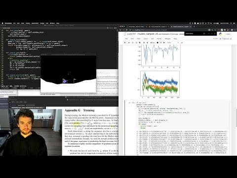 George Hotz | Programming | Fun with MuZero and MCTS on a lovely Sunday | CartPole | DeepMind AI thumbnail