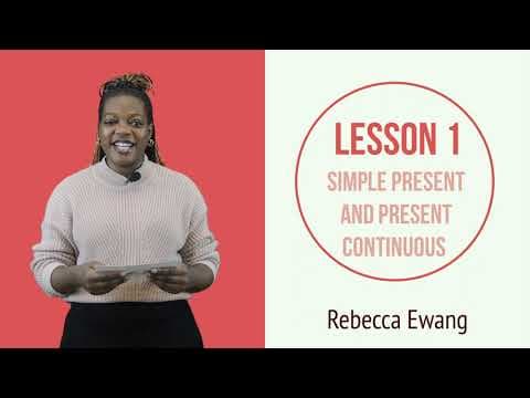 Lesson 1- B1-B2 Intermediate Level English - Present Simple and Continuous Tense - Udemy English thumbnail