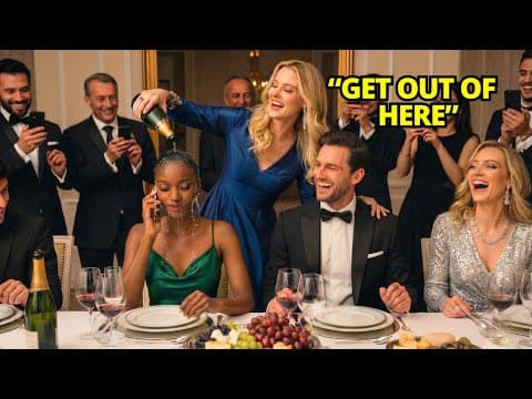 VIP Poured Wine on a Black Woman — Seconds Later She Destroyed Their Entire Power Circle thumbnail