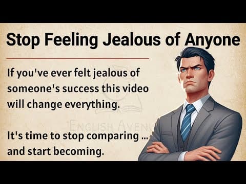 How to Stop Feeling Jealous of Anyone || Graded Reader || Improve Your English Fluency ✅️  thumbnail