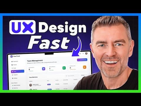 Superfast Wireframe and Hi-Fi Designs Using AI with UX Pilot thumbnail