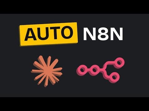 This n8n mcp is INSANE... Let AI Create your Entire Automation thumbnail