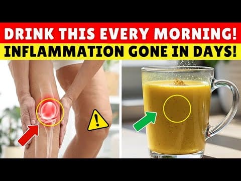 After 70: This Morning Drink Kills Inflammation & Pain | Senior Health Tips thumbnail