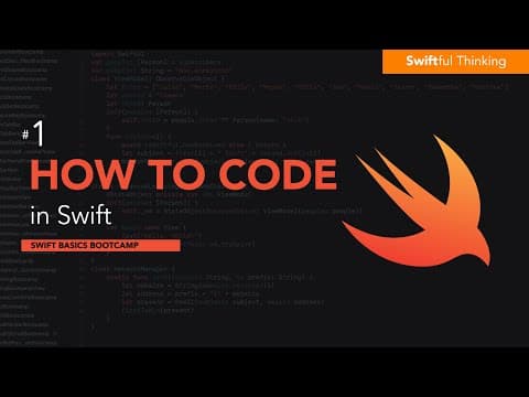 How to code in Swift | Swift Basics #1 thumbnail