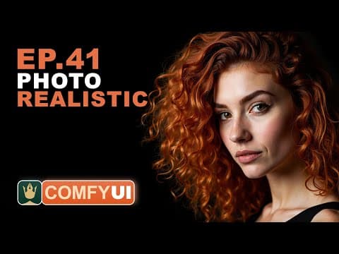 ComfyUI Tutorial Series Ep 41: How to Generate Photorealistic Images - Fluxmania thumbnail