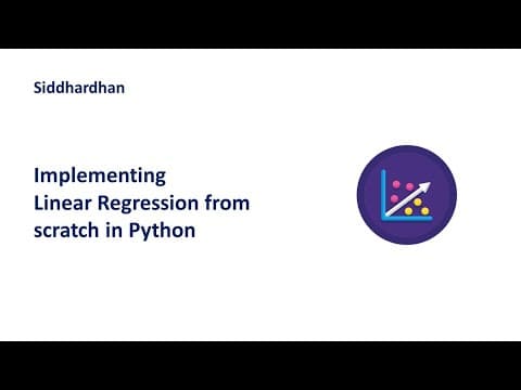 7.1.5. Implementing Linear Regression from scratch in Python thumbnail