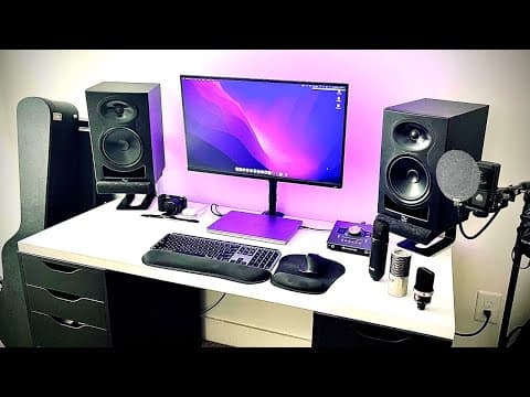 EPIC MINIMALIST HOME STUDIO SETUP! thumbnail
