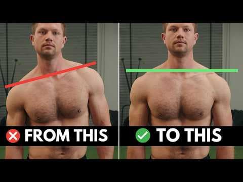 How To Fix Your Uneven Shoulders Posture (instant results) thumbnail