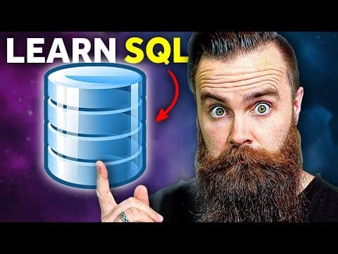 you need to learn SQL RIGHT NOW!! (SQL Tutorial for Beginners) thumbnail