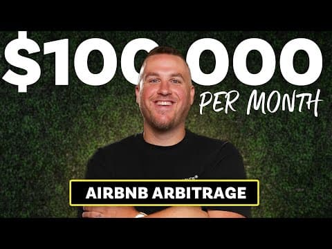How to Make $100k/Month in Real Estate with Airbnb Arbitrage? thumbnail