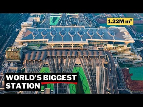 China Just Built a Train Station the Size of a City thumbnail