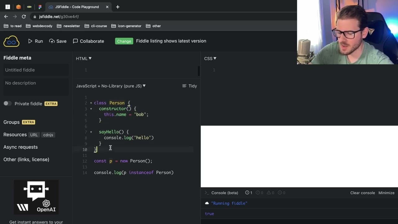 YouTube video player