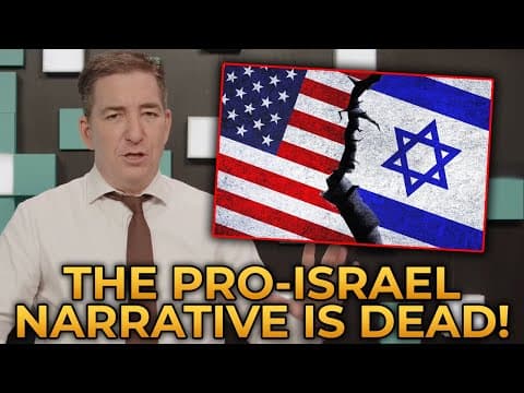 Glenn Greenwald EXPOSES the END of the Pro-Israel Narrative in America thumbnail