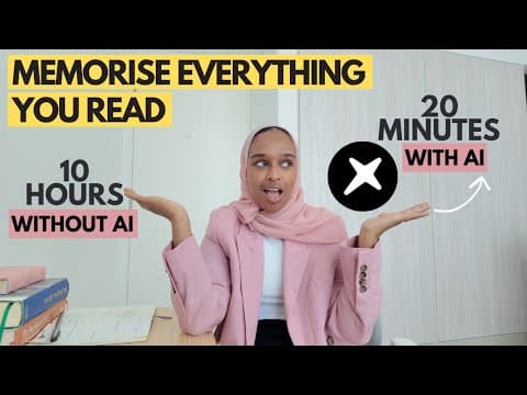 The Ultimate Guide to Fast Memorisation Using ONLY Anara AI thumbnail