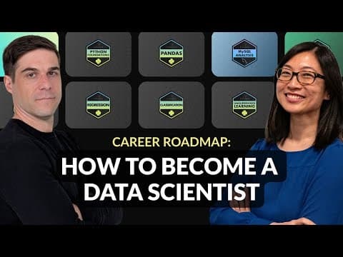 How to Become a Data Scientist in 2025 | 10 Course Roadmap thumbnail