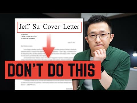 What Common Mistakes Lead to Cover Letter Rejections? thumbnail