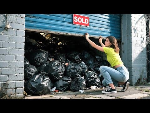 Desperate Mom Bought a Storage Unit Full of Trash Bags, What She Found Inside Shocked Her thumbnail