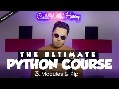 How to Install and Import Python Modules with pip thumbnail
